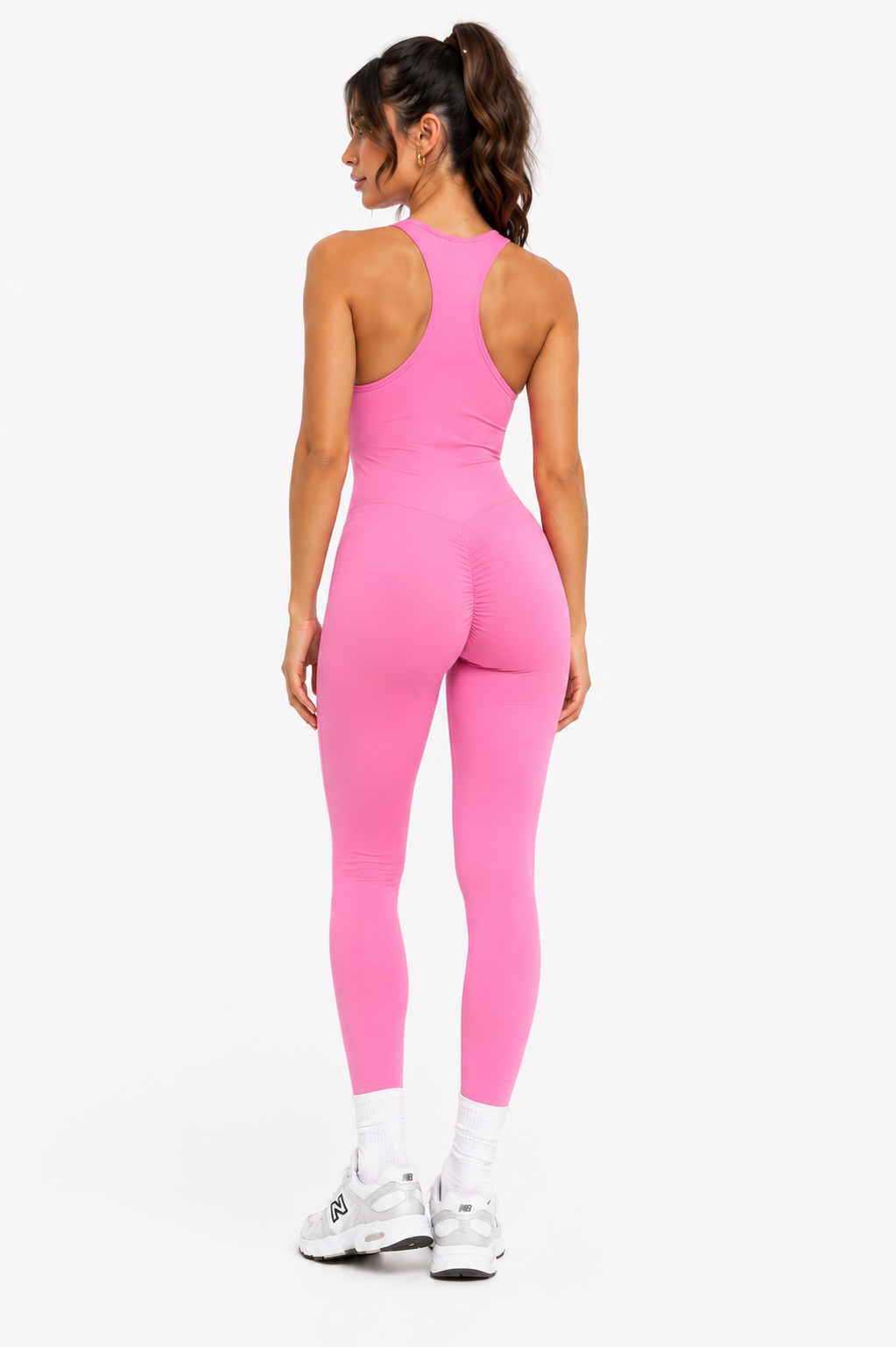 BTBD Sculpt Jumpsuit – Pink