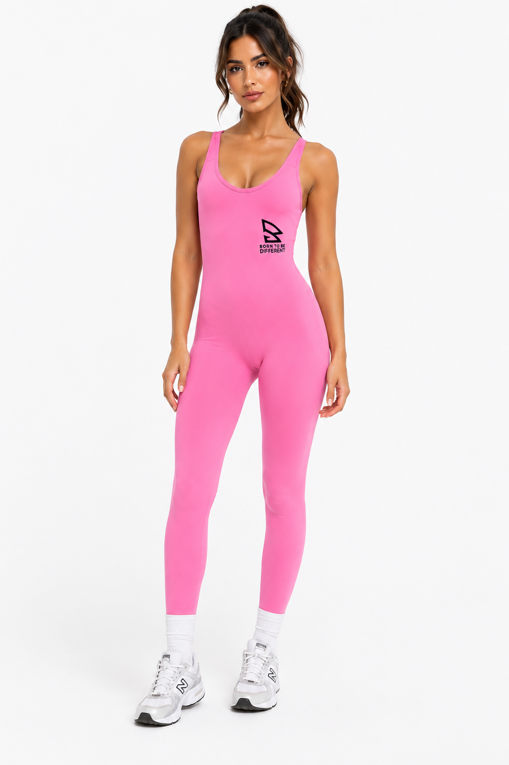 BTBD Sculpt Jumpsuit – Pink